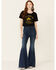 Image #2 - Paramount Network’s Yellowstone Women's Dutton Ranch Graphic Short Sleeve Tee , Black, hi-res