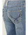 Image #4 - Ariat Girls' Medium Wash Tennesse Bootcut Denim Jeans, Blue, hi-res