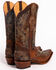 Shyanne Women's Isabelle Inlay Stud Western Boots - Snip Toe, Brown, hi-res