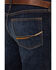Image #4 - Ariat Boys' B4 Relaxed Bootcut Stretch Denim Jeans, Dark Wash, hi-res