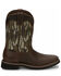 Justin Men's Trekker Waterproof Western Work Boots - Soft Toe, Brown, hi-res