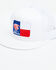Image #1 - Lazy J Ranch Men's Texas Flag Patch Mesh-Back Ball Cap , White, hi-res