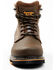 Image #4 - Georgia Boot Men's AMP Light Wedge WP 6" Lace-Up Work Boots - Round Toe , Brown, hi-res