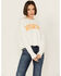 Image #1 - White Crow Women's Howdy Lightweight Sweater , White, hi-res