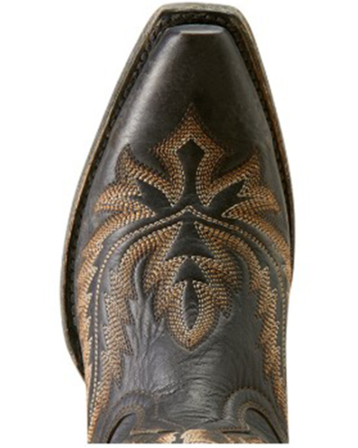 Image #4 - Ariat Men's Ryman Roughout Western Boots - Snip Toe, Black, hi-res