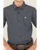 Image #3 - Ariat Boys' Geo Print Short Sleeve Button-Down Western Shirt, Navy, hi-res