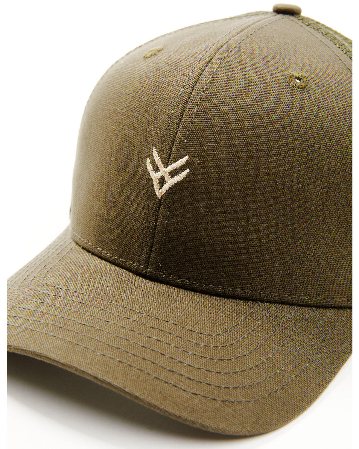 Image #2 - Hawx Men's Mini Logo Ball Cap, Olive, hi-res