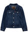 Image #1 - Levi's Toddler Girls' Dark Wash Denim Button-Down Trucker Jacket , , hi-res