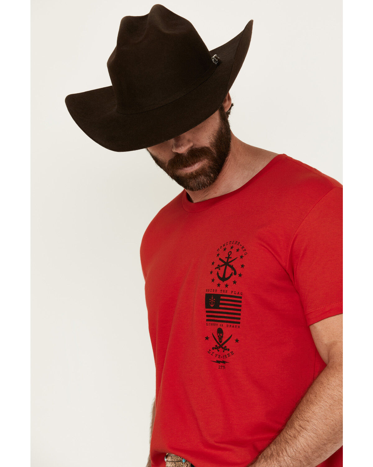 Image #3 - Howizter Men's Hoist The Flag Short Sleeve Graphic T-Shirt, , hi-res