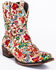 Roper Women's Ingrid Floral Western Booties - Snip Toe, Multi, hi-res