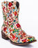 Roper Women's Ingrid Floral Western Booties - Snip Toe, Multi, hi-res