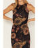 Image #3 - Cleo + Wolf Women's Sheer Floral Print Tank Dress, Black, hi-res