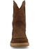 Image #4 - Twisted X Men's Pull-On Wedge Sole Waterproof Work Boot - Soft Toe , Brown, hi-res