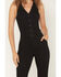 Image #4 - Idyllwind Women's Center Stage Sleeveless Button-Down Stretch Denim Jumpsuit, Black, hi-res