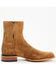 Image #3 - Moonshine Spirit Men's 8" Pancho Roughout Zipper Western Boots - Medium Toe, Brown, hi-res