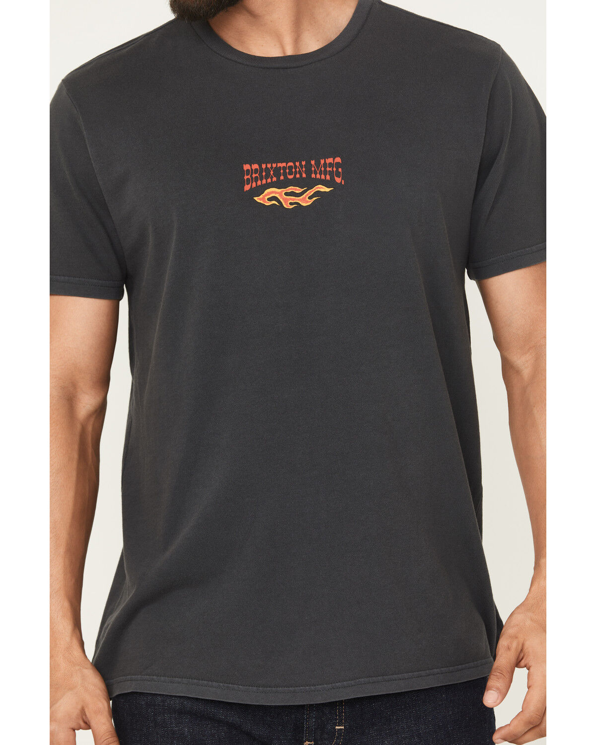 Image #3 - Brixton Men's Hardee Snake Short Sleeve Graphic T-Shirt, Black, hi-res