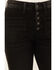 Image #2 - Flying Monkey Women's High Rise Cropped Ankle Stretch Flare Jeans, Black, hi-res