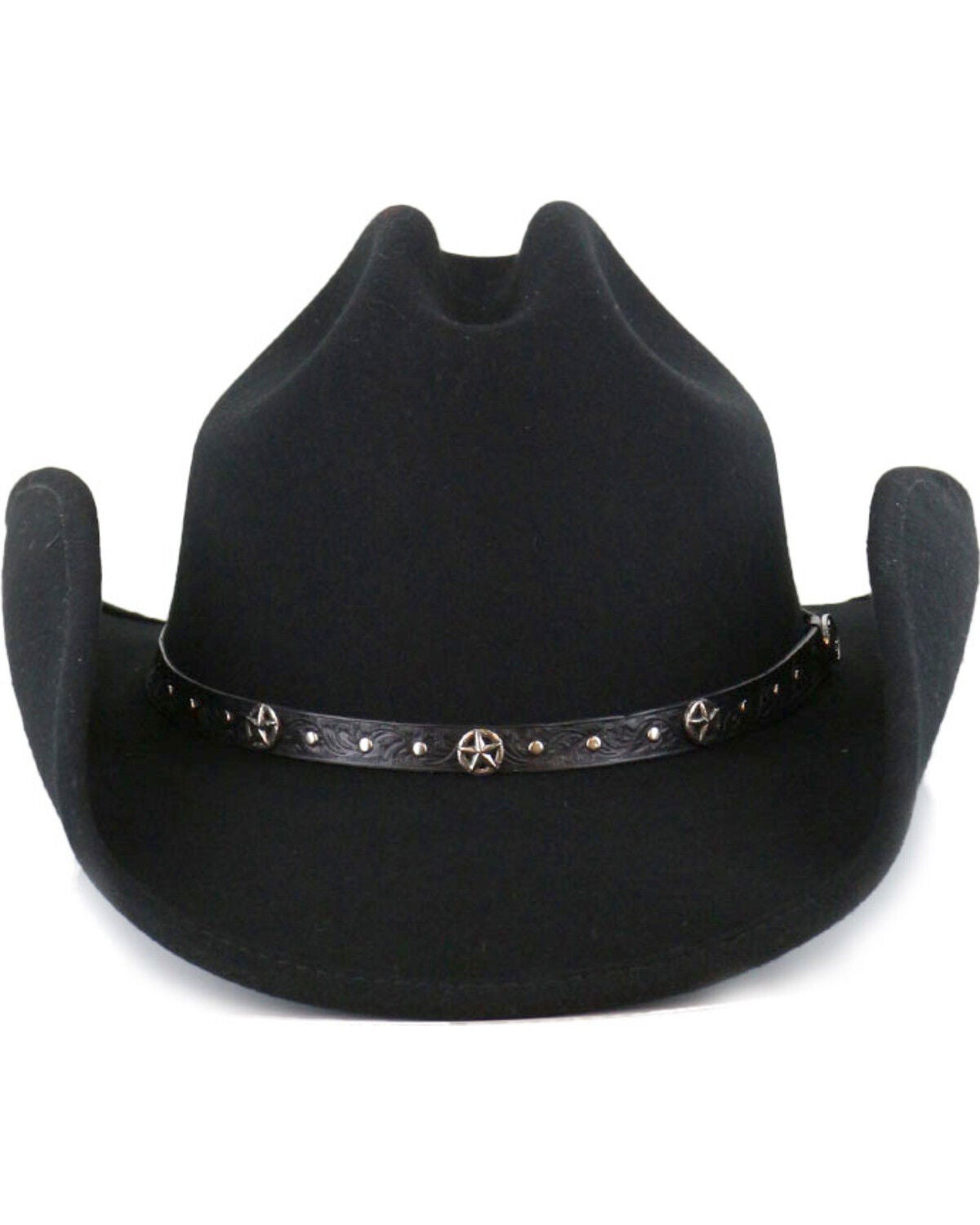 Image #2 - Cody James Felt Cowboy Hat, Black, hi-res
