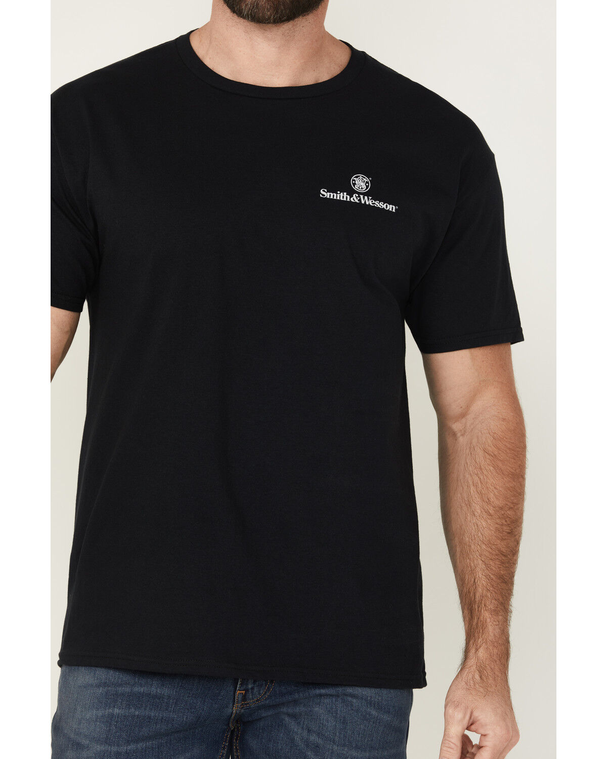Image #3 - Smith & Wesson Men's Empowering Americans Short Sleeve Graphic T-Shirt, Black, hi-res