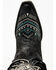 Image #6 - Corral Women's Embroidered and Crystal Eagle Fringe Western Boots - Snip Toe, Black, hi-res