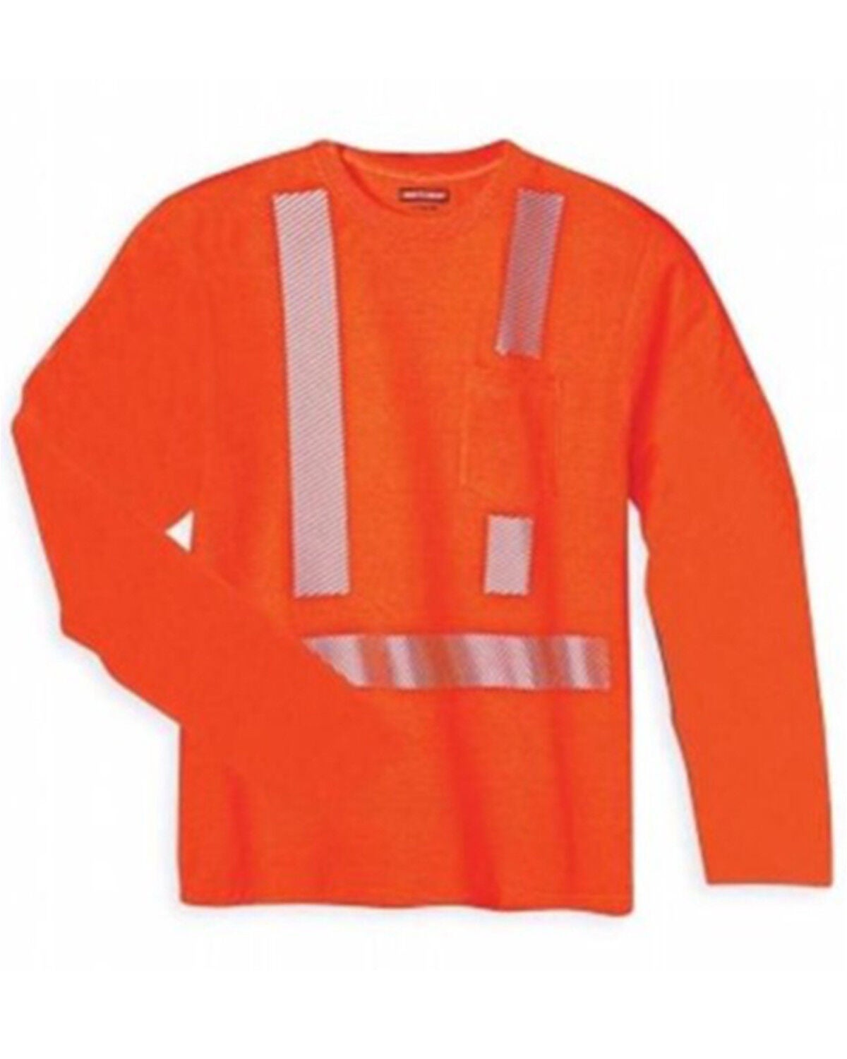 Utility Pro Men's Hi-Vis Long Sleeve Work T-Shirt, Orange, hi-res