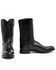 Image #1 - Justin Men's Classic Roper Western Boots - Round Toe, Black, hi-res