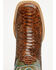 Image #6 - Dan Post Men's Exotic Python Belly Western Boots - Broad Square Toe, Brown, hi-res