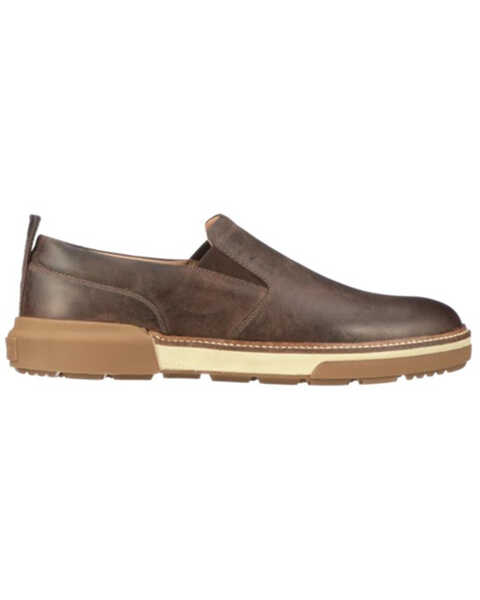 Image #1 - Lucchese Men's Mad Dog After-Ride Slip-On Shoes, Chocolate, hi-res