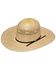 Twister Bangora Open Crown Straw Cowboy Hat, Toast, hi-res