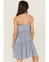 Image #4 - Cleo + Wolf Women's Beau Floral Printed Sleeveless Mini Dress, Steel Blue, hi-res