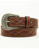 Image #1 - Cody James Men's Randy Embroidered Western Belt, Black, hi-res