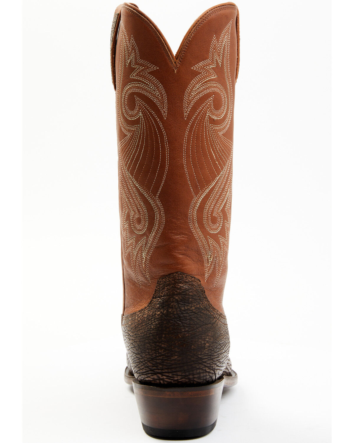 Image #5 - Lucchese Men's Exotic Shark Cowhide Western Boots - Square Toe, , hi-res