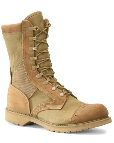 Corcoran Men's Marauder Coyote Military Boots - Soft Toe, Tan, hi-res