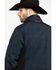Cinch Men's Dark Gray Zip-Front Bonded Softshell Jacket , Grey, hi-res