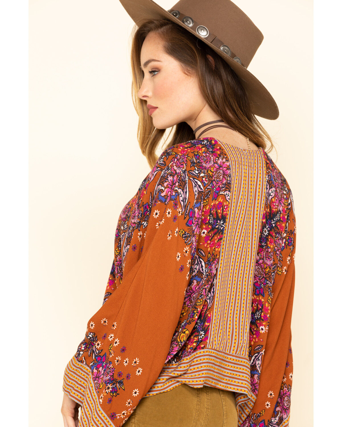 Free people mix n match blouse Outlet