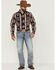 Image #2 - Roper Men's Vintage Southwestern Stripe Long Sleeve Snap Western Shirt , , hi-res