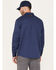 Image #4 - Hawx Men's Twill Western Snap Work Shirt, Dark Blue, hi-res