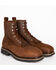 Image #1 - Cody James Men's 8" Mustang Lace-Up Kiltie Work Boots - Composite Toe, Brown, hi-res