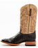 Cody James Men's Full-Quill Ostrich Exotic Western Boots - Broad Square Toe , Brown, hi-res