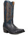 Image #1 - El Dorado Men's Nile Exotic Crocodile Western Boots - Square Toe, Blue, hi-res