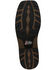 Justin Men's Fireman Black Western Boots - Square Toe, Tan, hi-res