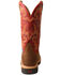 Twisted X Women's Lite Cowboy Waterproof Western Work Boots - Composite Toe, Red, hi-res