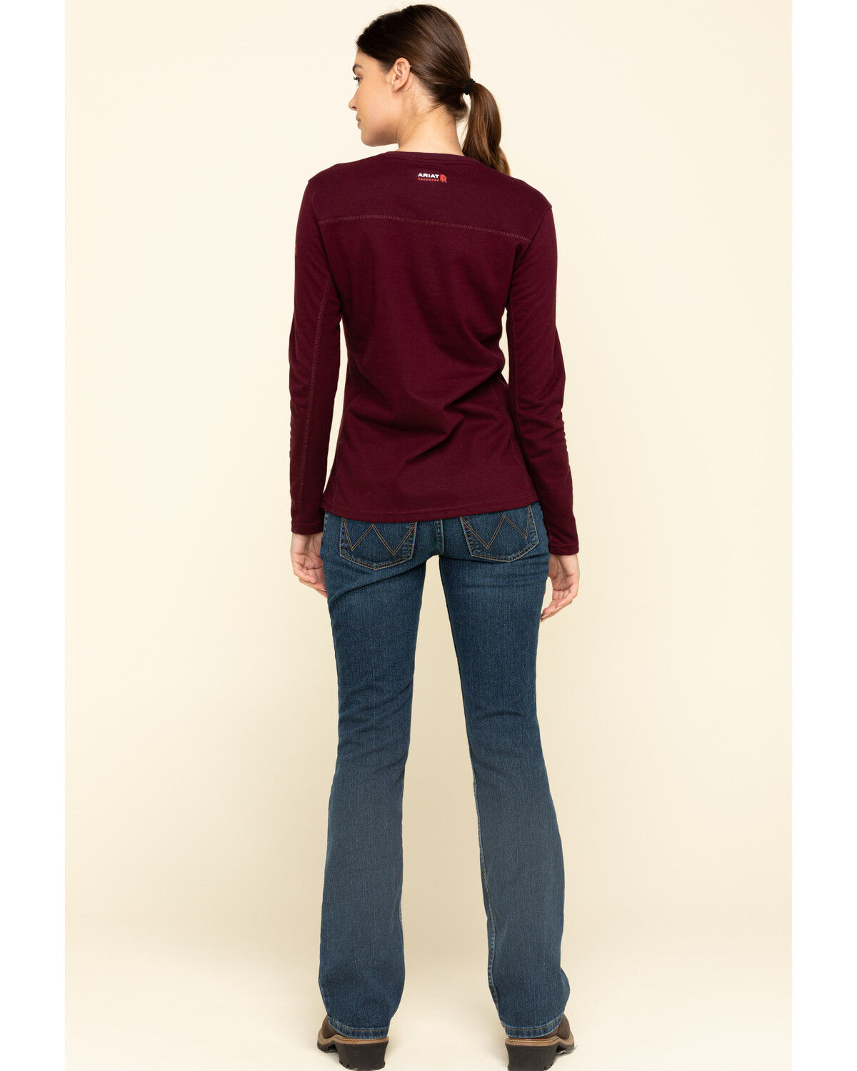 Image #5 - Wrangler Women's Dark Mae FR Jeans, Indigo, hi-res