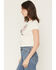 Image #2 - Shyanne Women's Roped My Heart Short Sleeve Graphic Baby Tee, Cream, hi-res