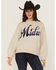Image #1 - Girl Dangerous Women's Midwest Sweater, Natural, hi-res