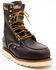 Image #1 - Thorogood Men's 8" Waterproof American Heritage Moc Work Boots - Steel Toe, Brown, hi-res