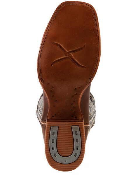 Image #6 - Twisted X Men's Rough Stock Western Boots - Broad Square Toe, Lt Brown, hi-res