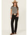 Image #1 - Kimes Ranch Women's Sarah High Rise Slim Bootcut Jeans, Black, hi-res
