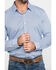 Scully Signature Soft Series Men's X Geo Print Long Sleeve Western Shirt , Blue, hi-res