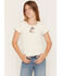 Image #1 - Self Esteem Girls' Cowboy Bird Short Sleeve Graphic Tee, Off White, hi-res